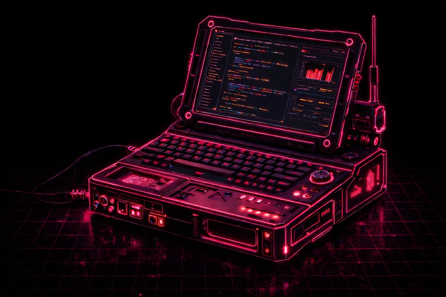 cyberdeck illustration